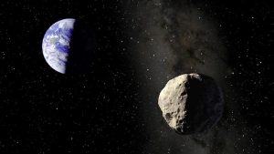 Ilustrasi asteroid di dekat bumi. spaceflightinsider.com